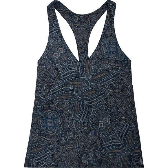 Carve Designs La Jolla Tankini Navy paisley Water sports Swim UPF 50 Small NWT - Picture 1 of 9